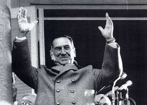 Perón y su amigo Pinochet